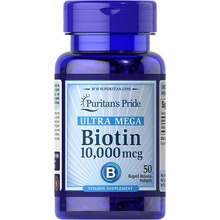 Puritan's Pride Biotín 10 000 mcg 50 kapsúl