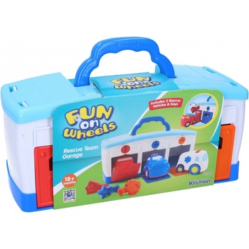 WIKY Garáž set 30 cm 3 auta