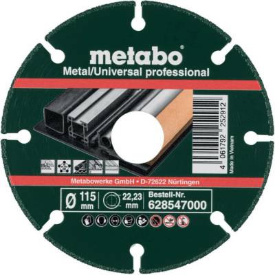 Metabo diamantový rezný kotúč 115 mm 628547000 10 ks