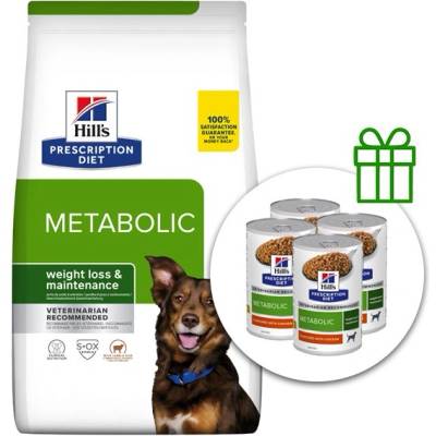 Hill's Hill s Prescription Diet Metabolic 12 кг + 4 консерви безплатно
