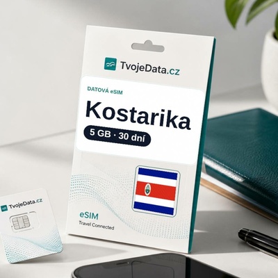 eSIM Kostarika 5 GB / 29 dní - Kostarika CKH336