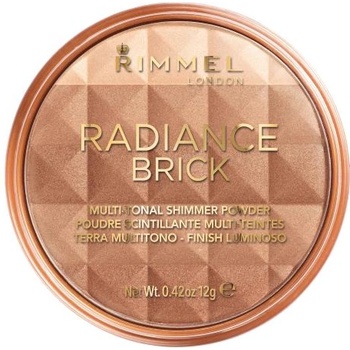 Rimmel London Radiance Brick прахообразен озаряващ бронзант 12 g нюанс 001 Light