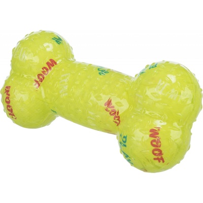 Trixie Házecí kost se zvukem TPR 17 cm