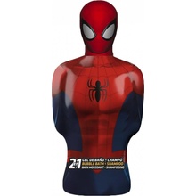 Spider-man 3D figurka 2v1 šampon a pěna do koupele 350 ml