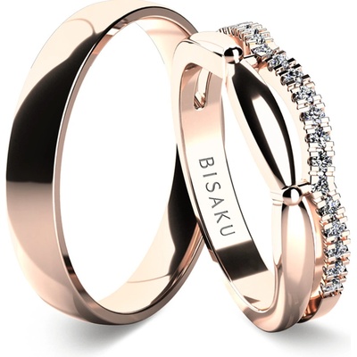 Bisaku Snubní Melba BIS B3564812RG Růžové zlato