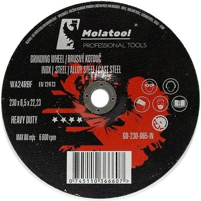 Molatool Brusný kotouč 230 × 6,5 × 22,2 mm GD-230-065-IN
