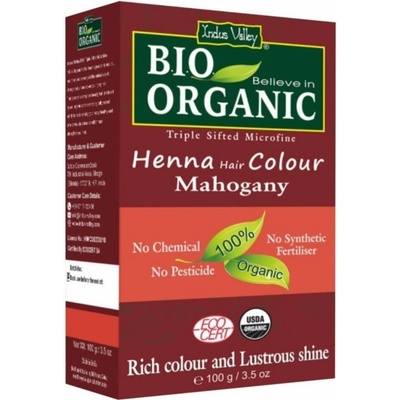 Indus Valley Henna Hair Colour Mahogany - 100 g