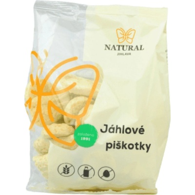 Natural Jihlava Jáhlové piškotky bez lepku 150 g – Zbozi.Blesk.cz