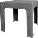 MEGA PLAST Stôl záhradný BISTRO, cappucino 48 cm