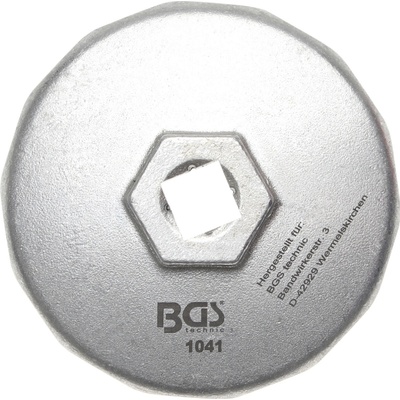 BGS technic 1041 Kľúč na uvoľňovanie olejových filtrov 74 mm 14-hranný - BGS
