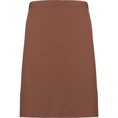 Premier Zástěra Colours PR 151 do pasu krátká COT39015156999-mocha Mocha
