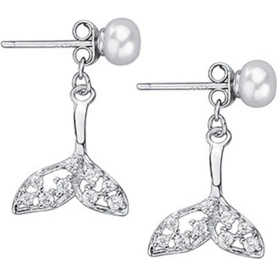 Silenti Jewelry Сребърни обеци "Морска Магия