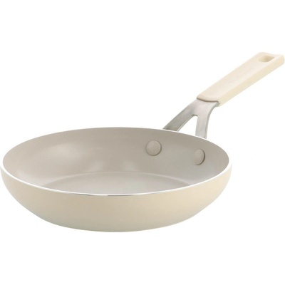 KitchenAid Pánev wok aluminium s keramickým nepřilnavým povrchem 28cm mandlová