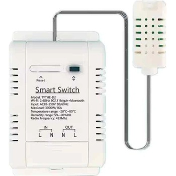 Image 1 of Tuya смарт реле с влагомер и термометър с Wi-Fi и RF управление