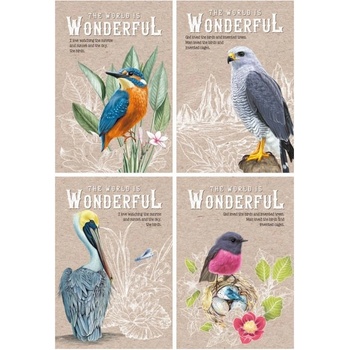 Тетрадка Bourgeois A5 64л Wonde гъвкави каре (A5 64)