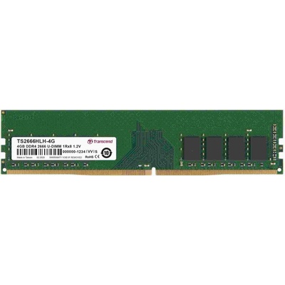 Transcend DDR4 4GB 2666MHz CL19 TS2666HLH-4G