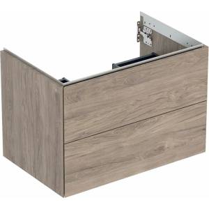 Geberit Стенен шкаф Geberit One, 75 см, орех American Hickory, с 2 чекмеджета (505.262.00.6)