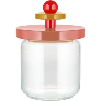 Alessi Кухненски буркан за съхранение 100 COLLECTION, 750 мл, розов, стъкло, Alessi (ALES16752)