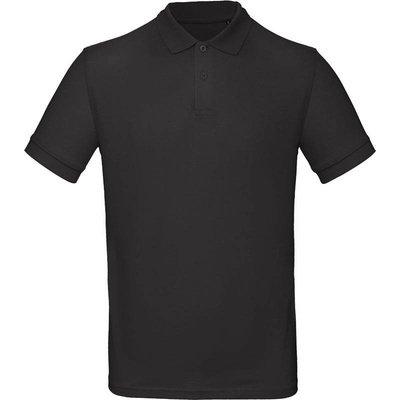 B&C Inspire polo Men piqué polo černá
