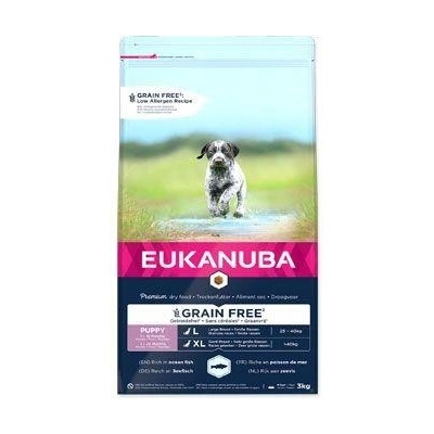 Eukanuba Grain Free Puppy Large Breed Salmon 3 kg