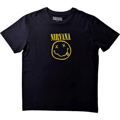 Nirvana Flower Sniffin (Back Print) Black XL Риза (<![CDATA[NIRVTS07MB04]]>)