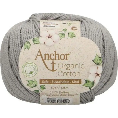 Anchor Organic Cotton 398 Šedá