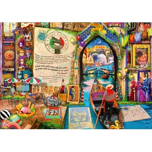 Bluebird Puzzle - Puzzle Stewart: Life is an Open Book in Venice - 4 000 piese