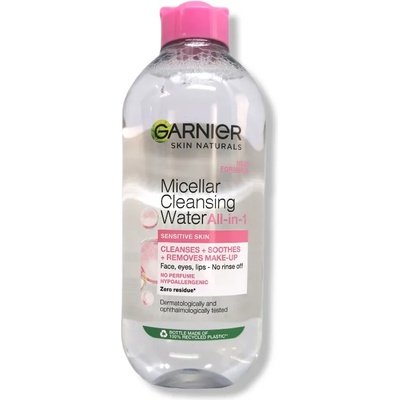 Garnier мицеларна вода, Чувствителна кожа, 400мл