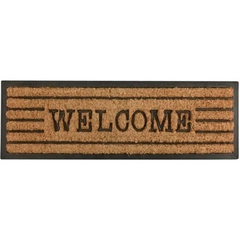 ESSCHERT DESIGN BEST FOR BOOTS s kokosovým vláknem a nápisem Welcome přírodní s černou 75 x 25 cm