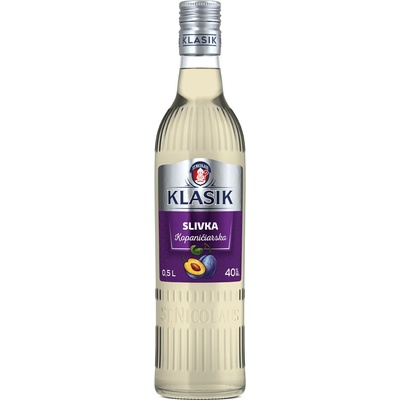 Klasik Slivka Kopaničiarska 40% 0,5 l (čistá fľaša)
