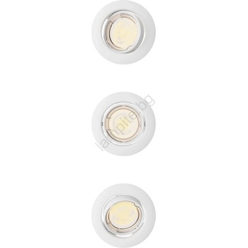 Philips - комплект от 3 вградени осветителни тела PERIDOT 1xGU10/7W/230V, бели (P7278)