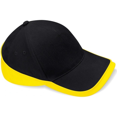 Beechfield B 171 5 panelová týmová závodní COT53017119799-black/yello Černá/žlutá