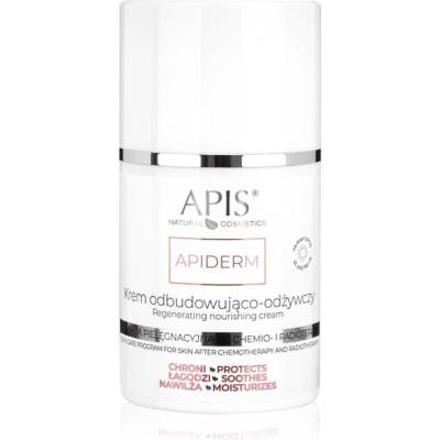 APIS NATURAL COSMETICS Apiderm дневен крем за регенерация и подхранване на лицето SPF 10 50ml