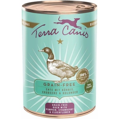 Terra Canis Grain-free Duck with pumpkin strawberry & elderflower 400 g