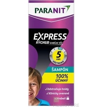 Paranit Express Šampon 100 ml + hřeben