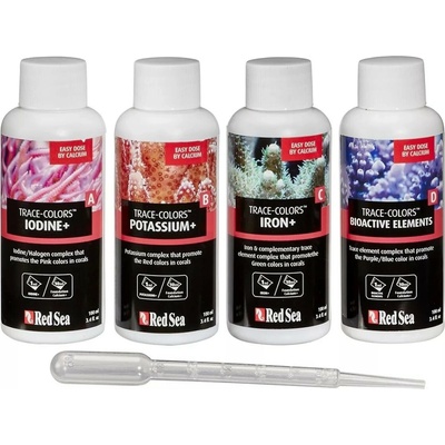 Red Sea Coral Colors A-B-C-D set 4x100 ml