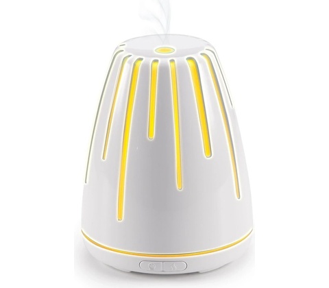 Fancy home Ultrasonická aroma lampa Lava bílá