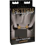 Pipedream Fetish Fantasy Gold - пухкави белезници - черни