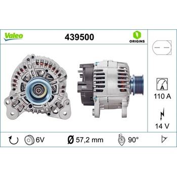 Alternátor VALEO 439500