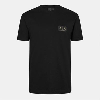 Armani Exchange Тениска Armani Exchange Men's AX Badge Large T-Shirt - Black UC001