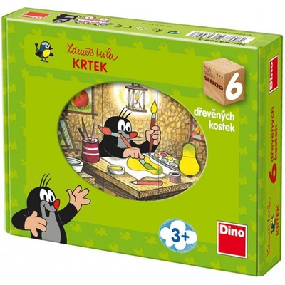 Dino Kubus 6 kostek Krtek a přátelé