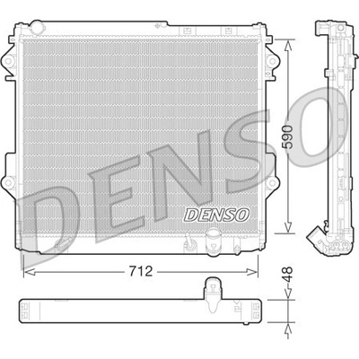 DENSO Chladič, chlazení motoru DRM50075