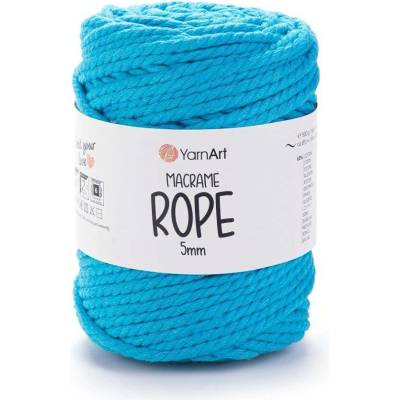 Yarn Art Macrame Rope 5 mm 763 tyrkysová