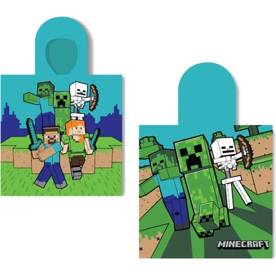 Faro Pončo Minecraft Froté 50 x 110 cm