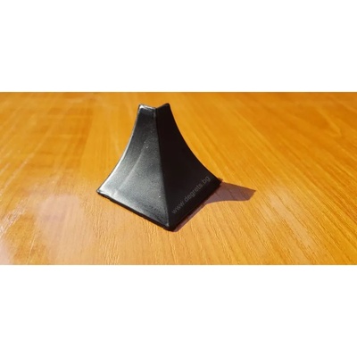 Външен ъгъл за водобранна лайсна черен