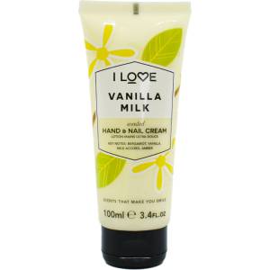 I Love Cosmetics Vanilla Milk Hand & Nail Cream 100 ml