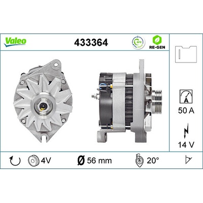 Alternátor VALEO 433364