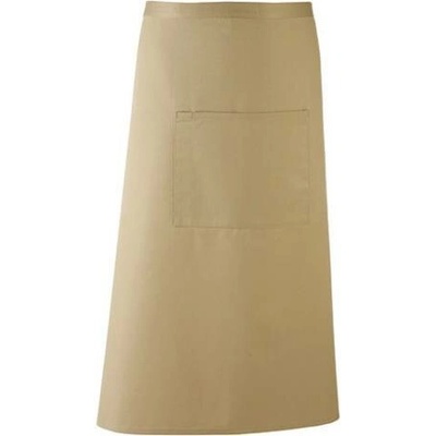 Premier Workwear Pracovní zástěra s kapsou PR158 Khaki Pantone 7503 90x80cm
