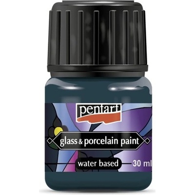 Pentart Barva na sklo a porcelán PENTART 30 ml TYRKYSOVÁ ZELENÁ