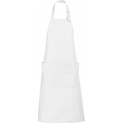 Sol's Dlouhá zástěra Gala se dvěmi kapsami Bílá L990